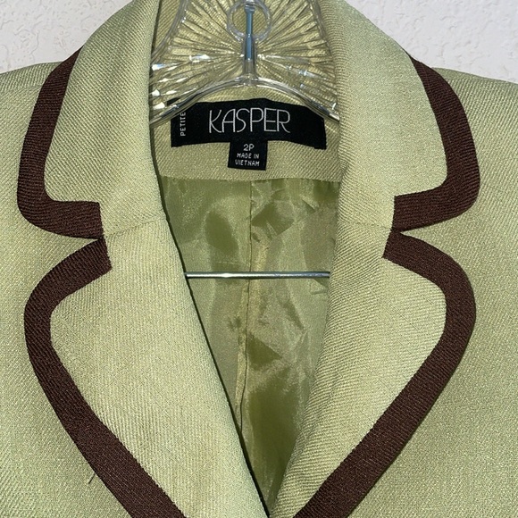 Lime 🍋‍🟩 Green crop blazer - Picture 2 of 2